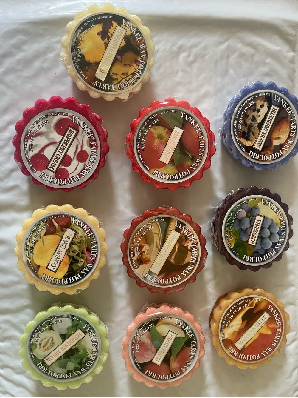 Assorted Scented Wax Yankee candle Tarts